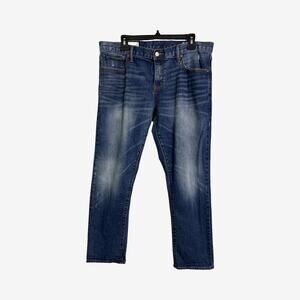 GAP 1969 Sexy Boyfriend Jeans Size 31 Medium Wash Relaxed Straight Leg